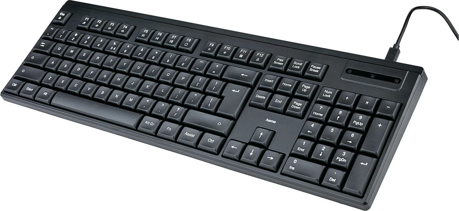 Tastierë Hama CK-100, me kabllo, e zezë