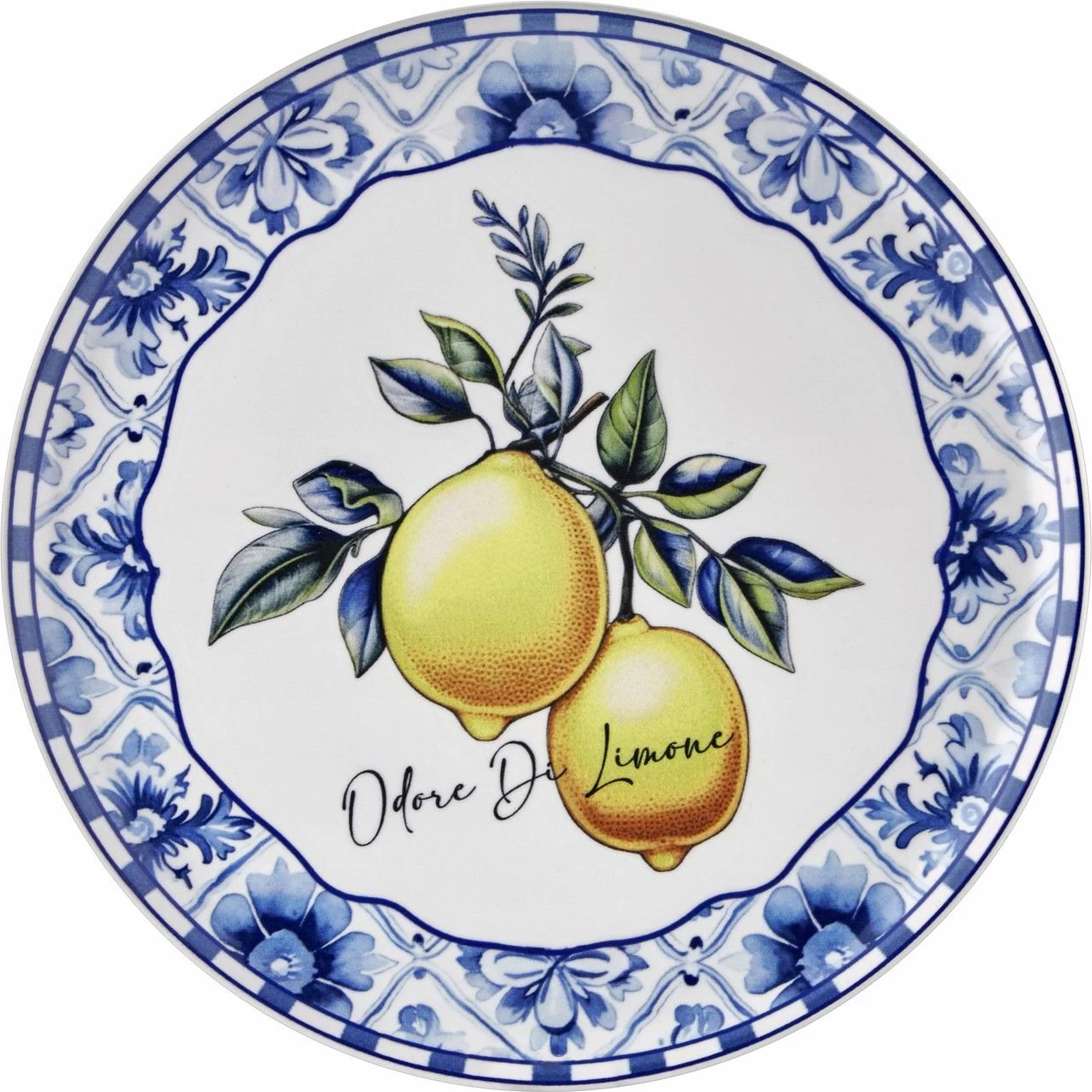 Pjatë shërbimi Hermia Concept, ngjyrë e verdhë, ODL0005, 30x30x2 cm