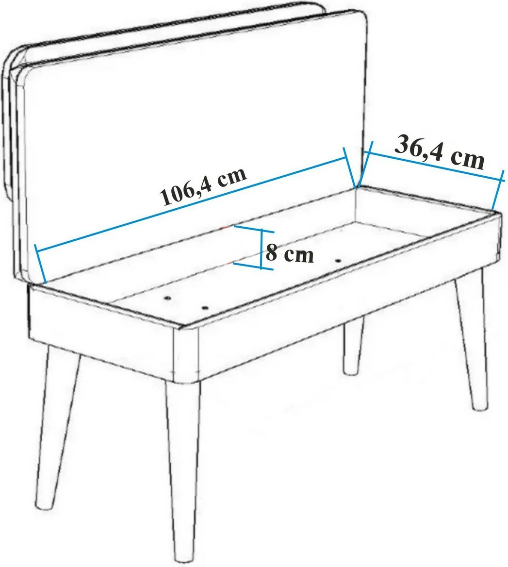 Set tavoline me karrige për ngrënie, zgjatues, 6 pjesë, Skye Decor, ngjyrë arre, krem