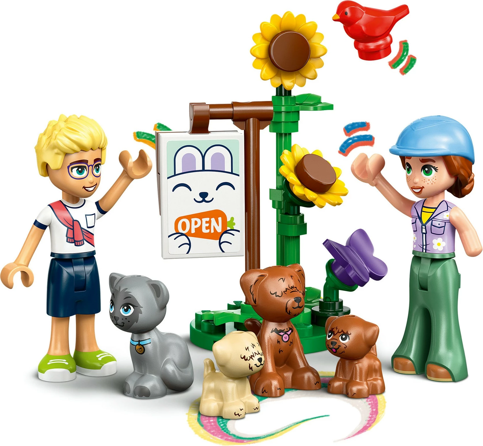 Set ndërtimi LEGO Friends 42651, klinikë veterinare për kuaj dhe kafshë, 428 pjesë, multikolor