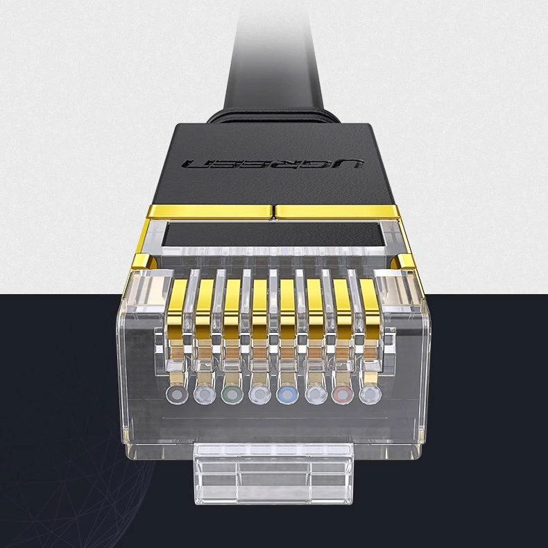 Kabllo rrjeti Ugreen NW106 11265, Cat 7 STP, RJ45, 10m, e zezë