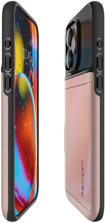 Mbështjellës Spigen Slim Armor CS për iPhone 15 Pro Max, Rozë