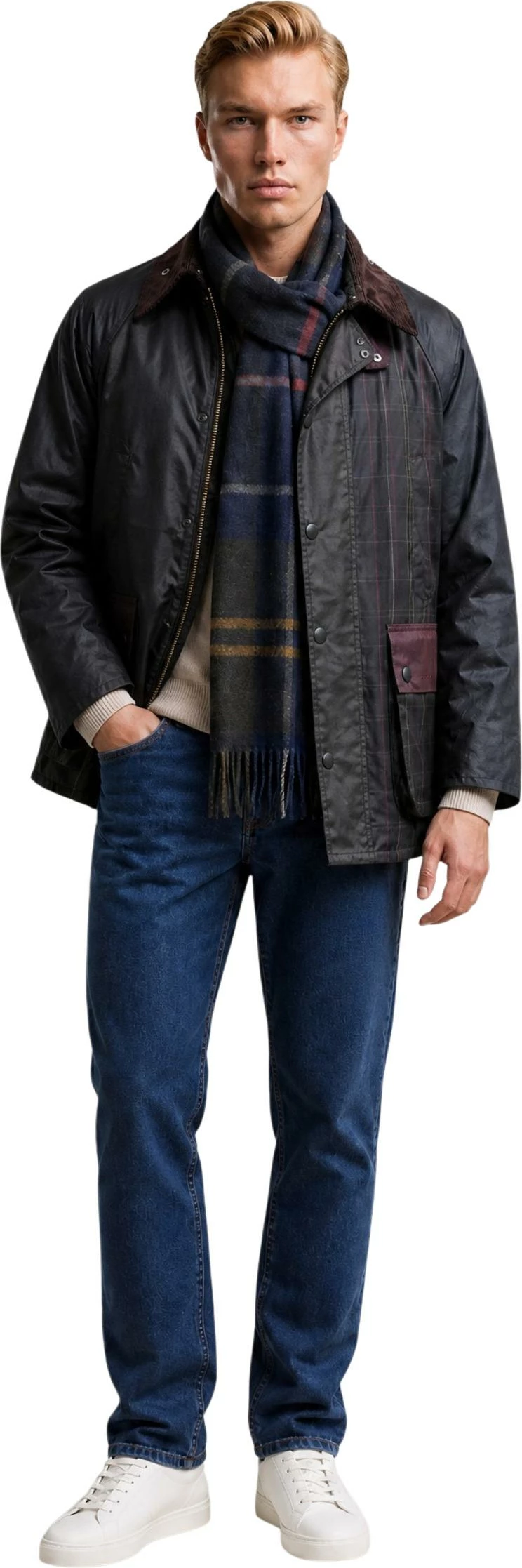 Shall për meshkuj Barbour Yorklane Tartan 262MUSC0403, i gjelbër