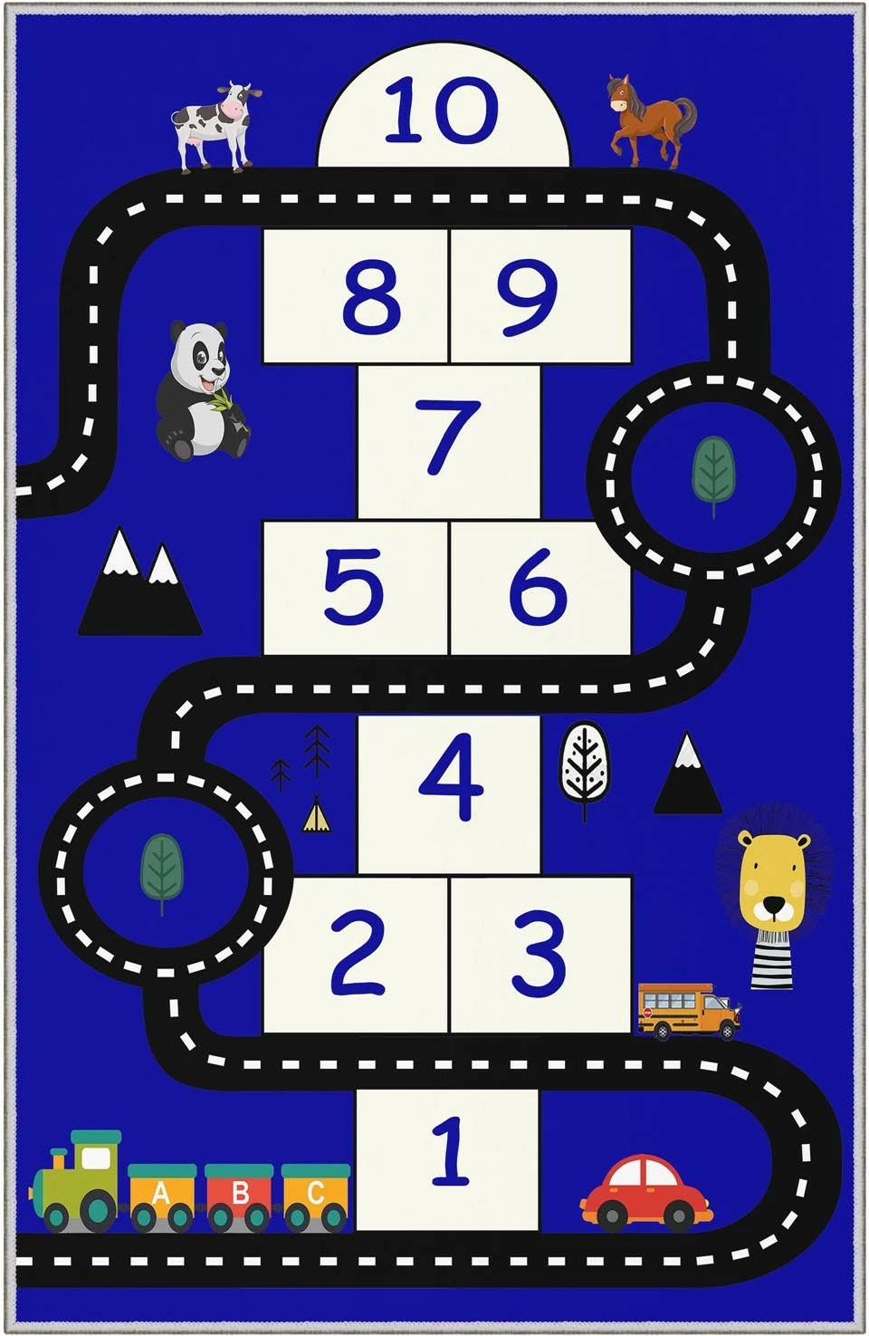 Qilim për fëmijë, shumëngjyrësh, Conceptum Hypnose, HMNT468, 180x280cm