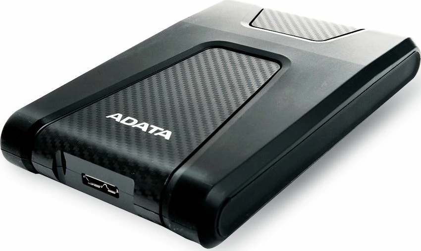 Hard disk i jashtëm ADATA HD650 1TB USB 3.0/USB 3.2 Gen 1 (AHD6501TU3CBK), zi