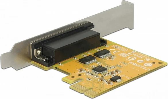 Kartë zgjerimi PCIe x1 DeLOCK 2x RS-232, 921K, mbrojtje ESD
