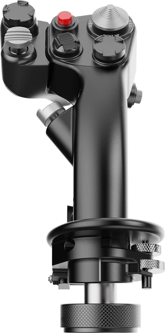 Flightstick Moza Racing MH16 për simulim fluturimi, alumini, i zi