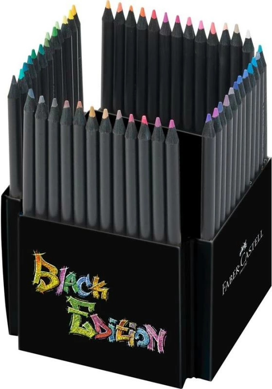 Set lapsa me ngjyra Faber-Castell FC-116450 (FC116450) 50 copë, zi