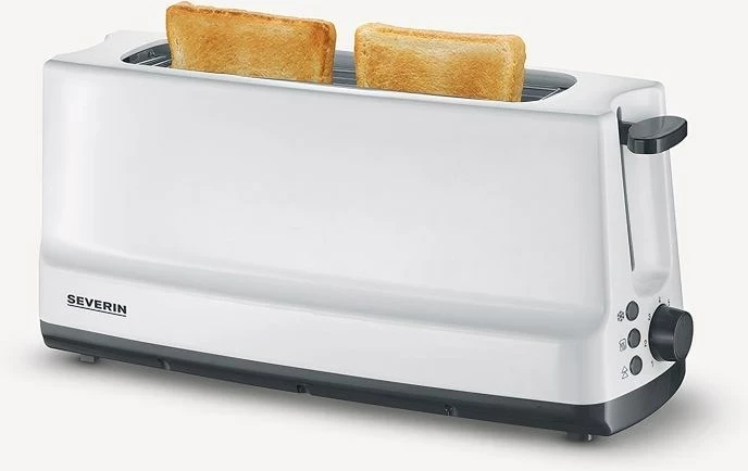 Tostues Severin AT 2232, 2 feta, 800 W, Bardhë/Gri