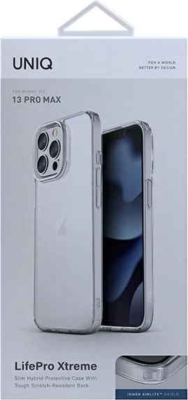 Mbështjellës UNIQ LifePro Xtreme për iPhone 13 Pro Max, transparent