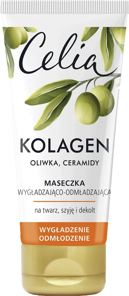 Maskë për fytyrë për femra Celia Kolagjen Zbutëse dhe Rigjeneruese me Vaj Ulliri dhe Ceramide, 60ml