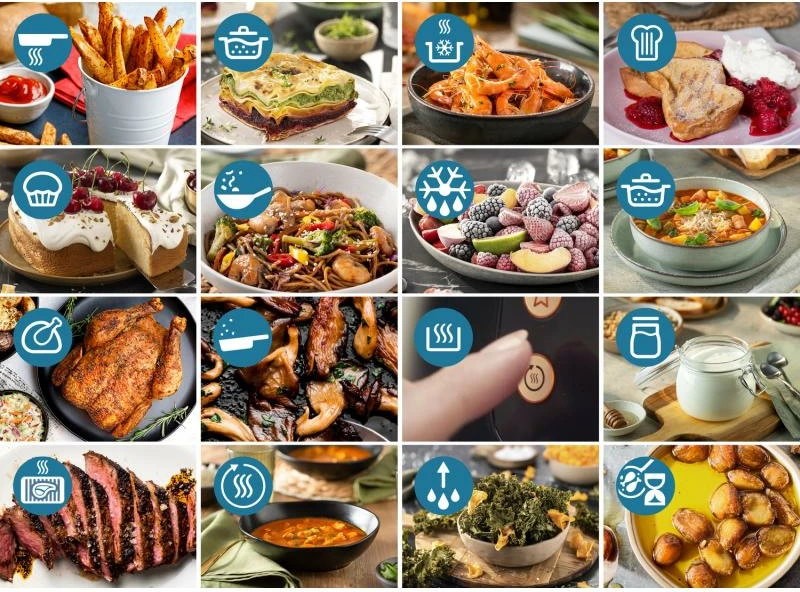 Airfryer Philips NA332/00 6.2L 1700W e zezë me detaje bakri