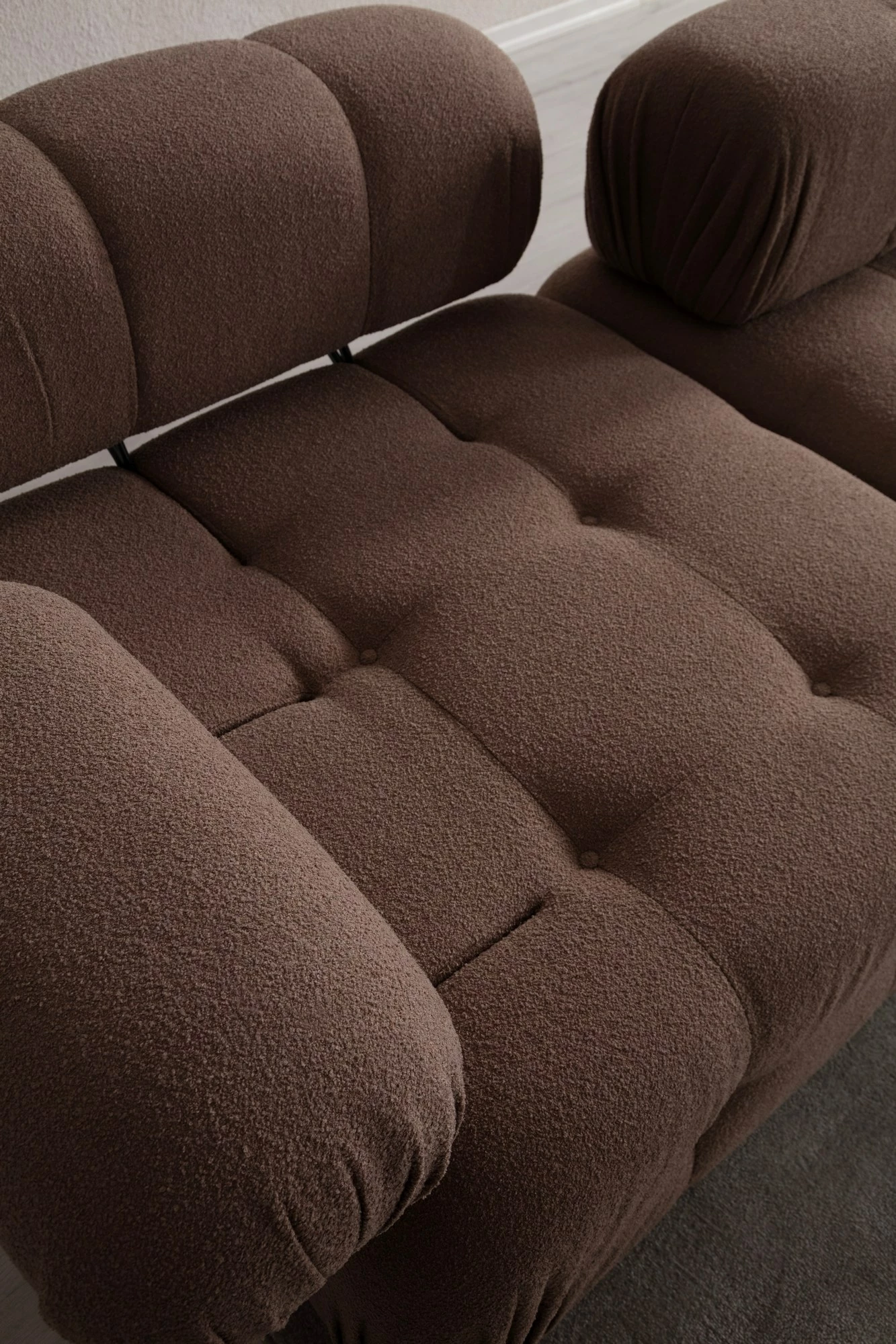 Divan dy vendësh Atelier del Sofa Doblo, ngjyrë kapuçino