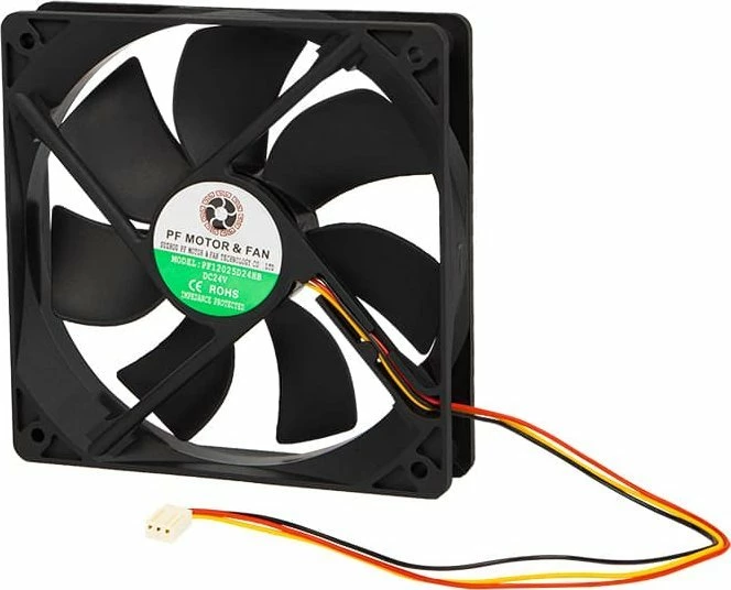 Ventilator kompjuteri Blow 120x25mm 24V ball bearing, 3-pin, i zi