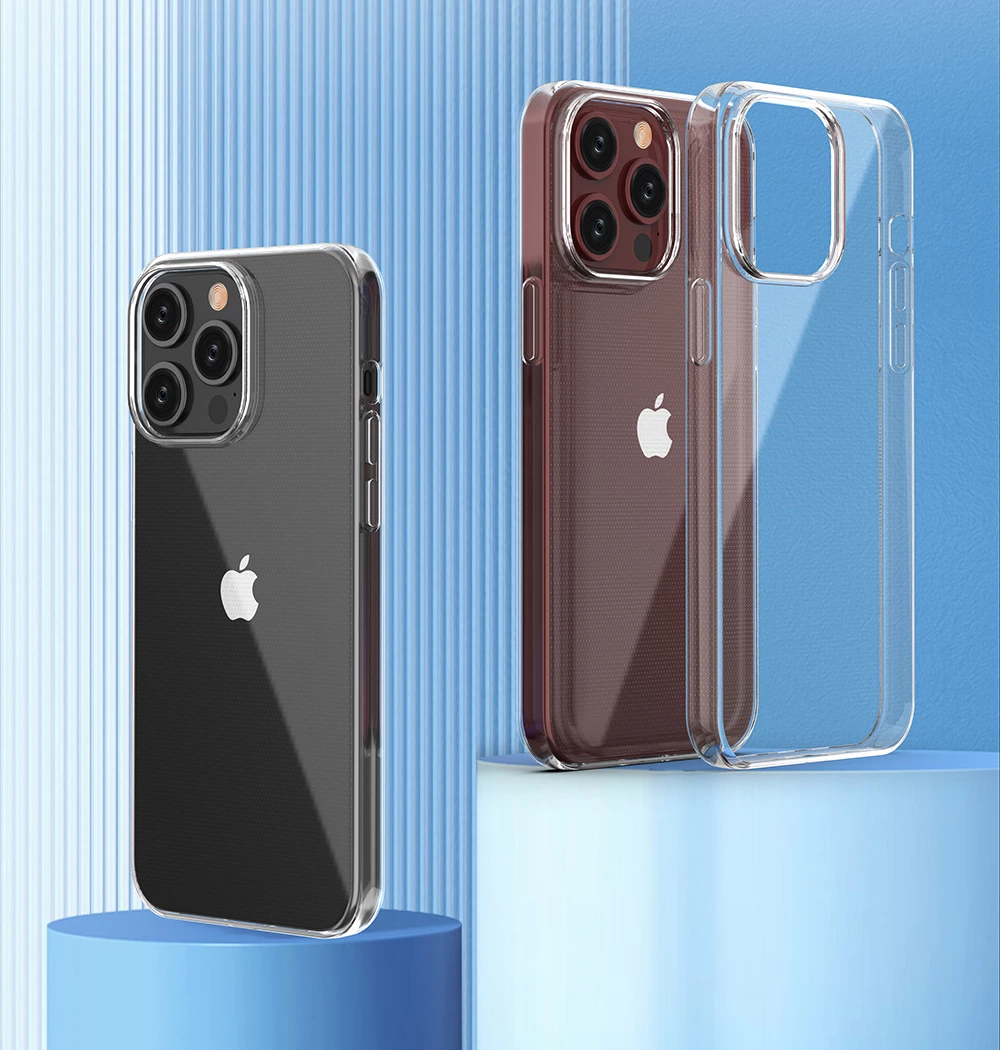 Mbështjellës Hurtel Ultra Clear për iPhone 15 Pro Max, Transparent