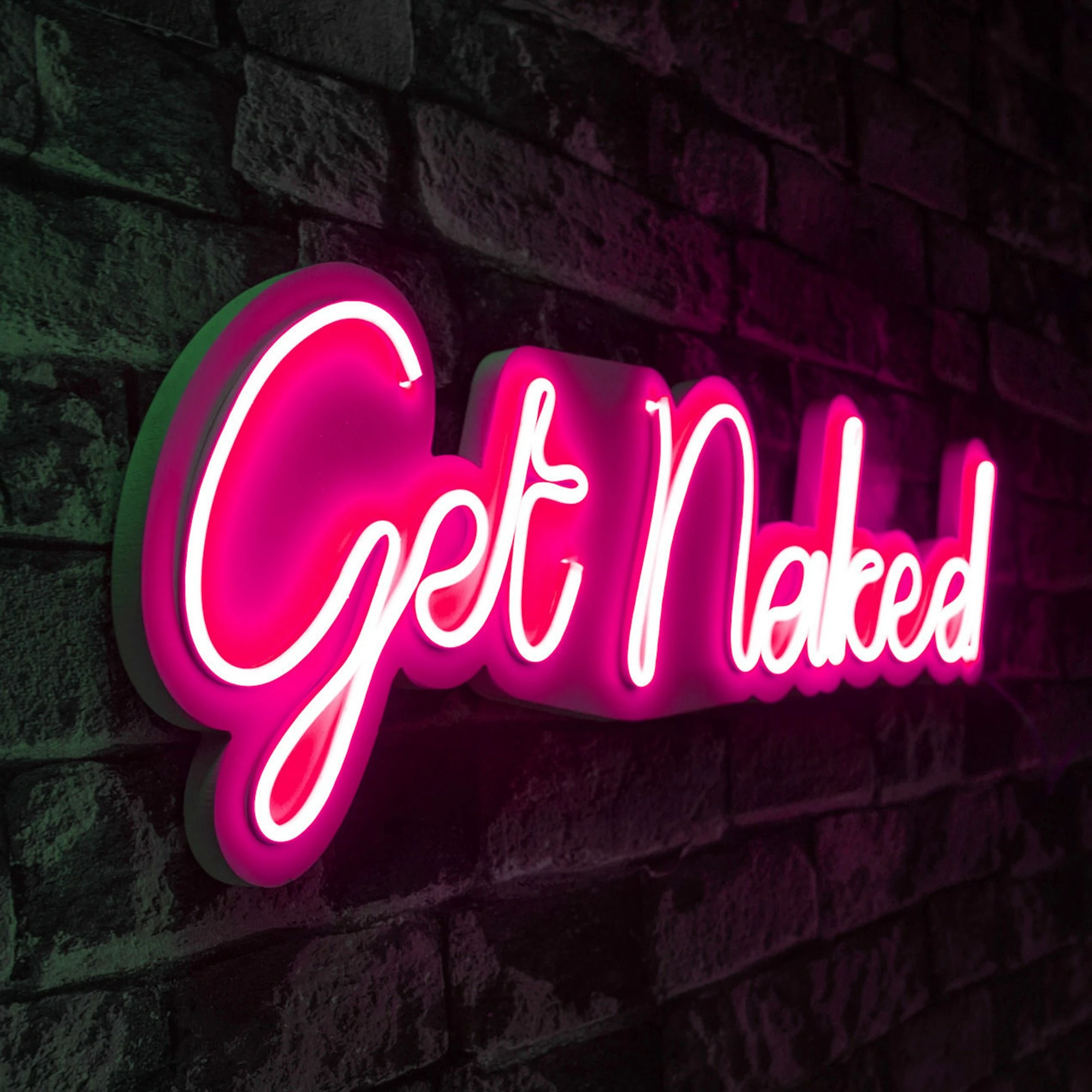 Dritë dekorative LED plastike, Get Naked, ngjyrë rozë