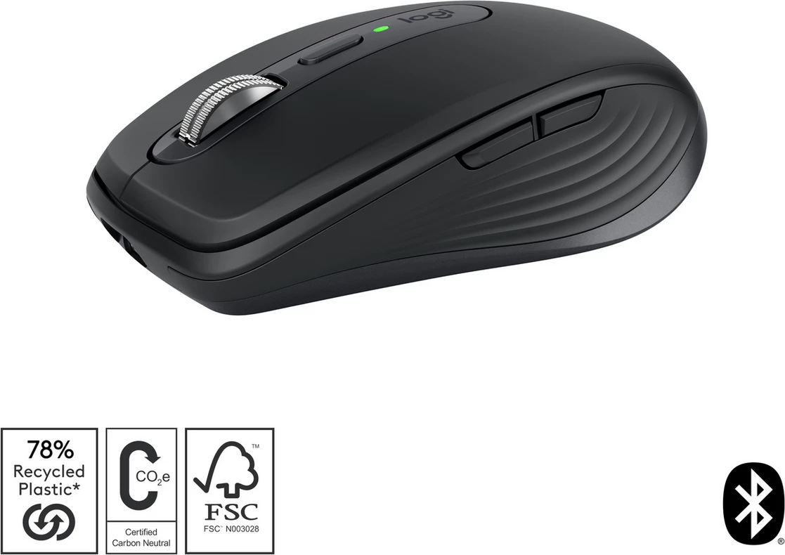 Maus, Logitech, MX Anywhere 3S 910-006929, Bluetooth, i zi