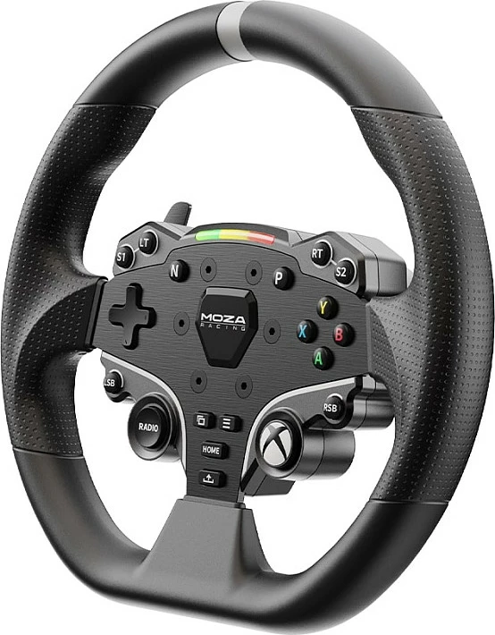 Timon garash Moza Racing RS052 / ESX Wheel, 280mm, butona të programueshëm, i zi
