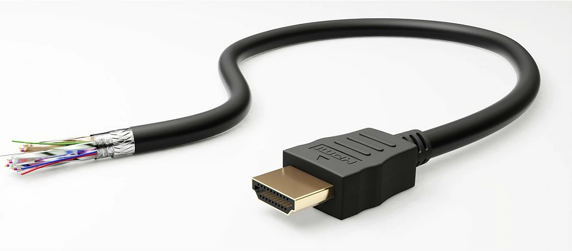 Kabllo HDMI Goobay 5m, 4K 60Hz, HDMI 2.0, me Ethernet/ARC, e zezë