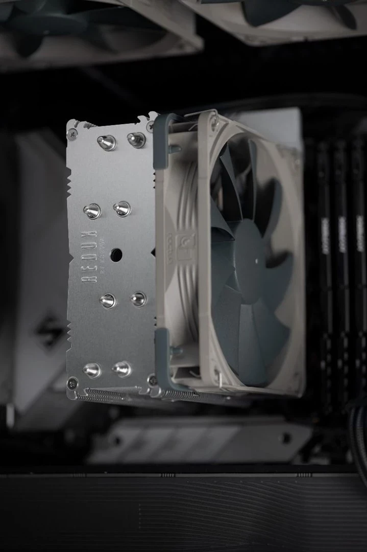 Ftohës procesori Noctua NH-U12S, 12 cm, çelik inox, hiri