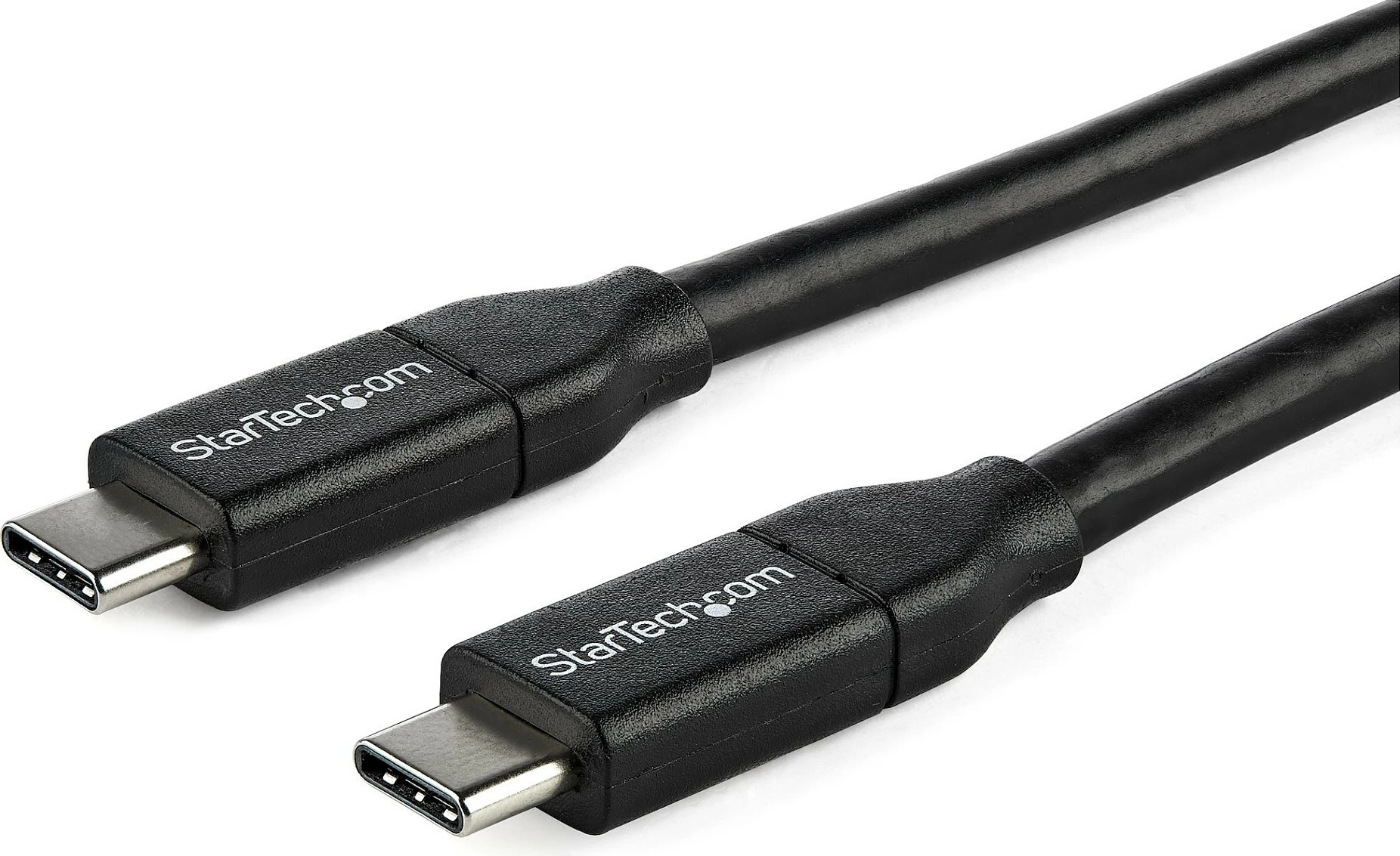 Kabllo USB-C StarTech USB2C5C1M, 1m, USB 2.0, PD 5A (100W), e zezë