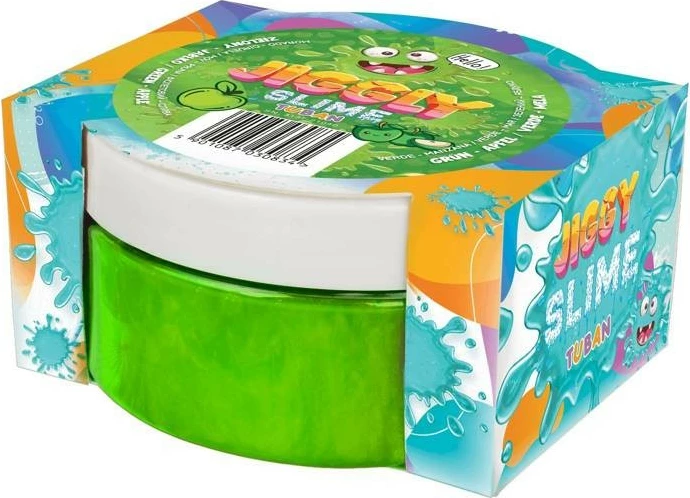 Slime Jiggly TUBAN TU35839, mollë e gjelbër, 200g