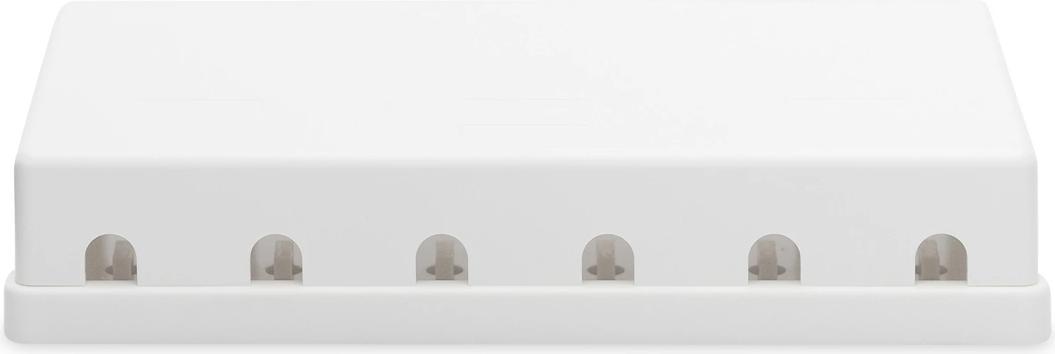 Kutijë konsolidimi Digitus për 6 Keystone, plastikë, e bardhë
