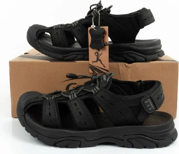 Sandale për meshkuj Grisport, të zeza