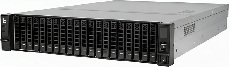 Kasë serveri rack Inter-Tech 2U-2724, 2U, 24 slota për disqe, e zez