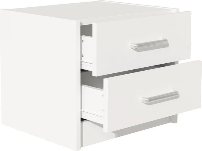 Set dhome gjumi Olympus, ngjyrë e bardhë, shtrat 140x200cm, 3 copë