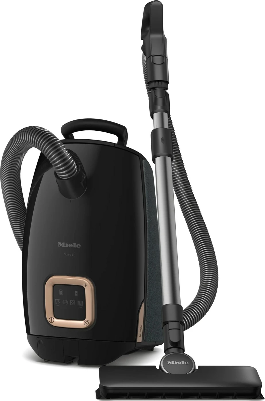 Fshesë me korrent Miele Guard L1 AllFloor 890 W, me qese, e zezë