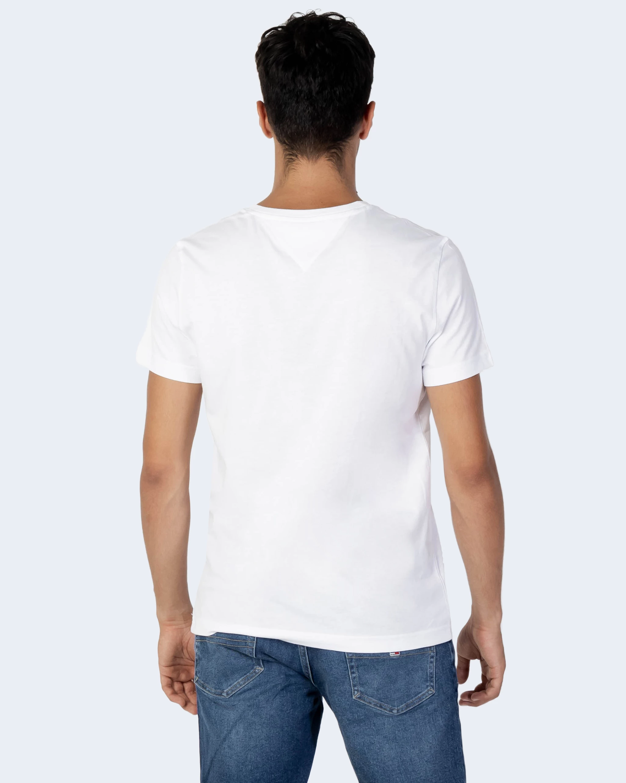 Maicë për meshkuj Tommy Hilfiger Jeans TJM Original Jersey V Neck Tee DM0DM04410, e bardhë [Madhësia: XS]