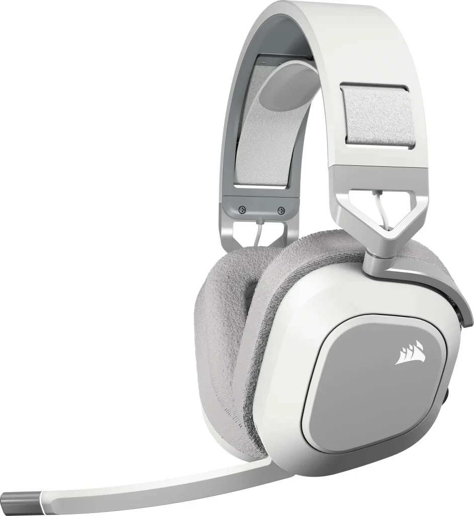 Kufje gaming Corsair HS80 MAX Wireless, Dolby Atmos, 24h, e bardhë