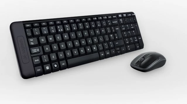 Set tastierë dhe maus Logitech MK220, wireless, USB, full-size, zi
