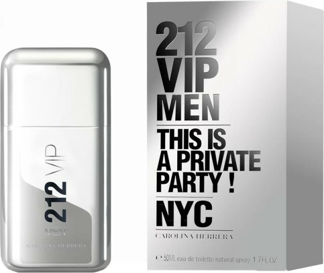 Eau De Toilette Carolina Herrera 212 VIP Men, 50 ml