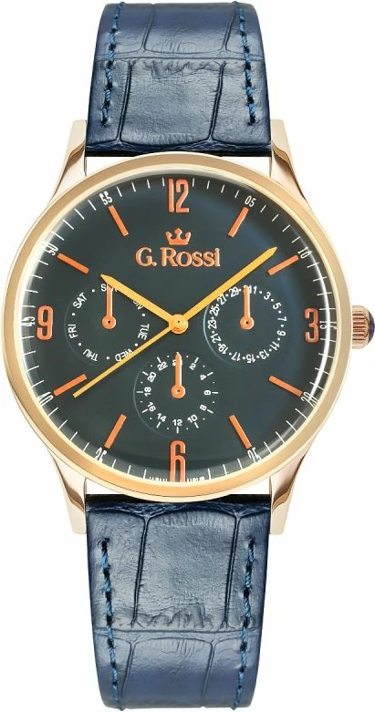 Orë dore meshkuj G.Rossi 10737A-6F3 me kuti