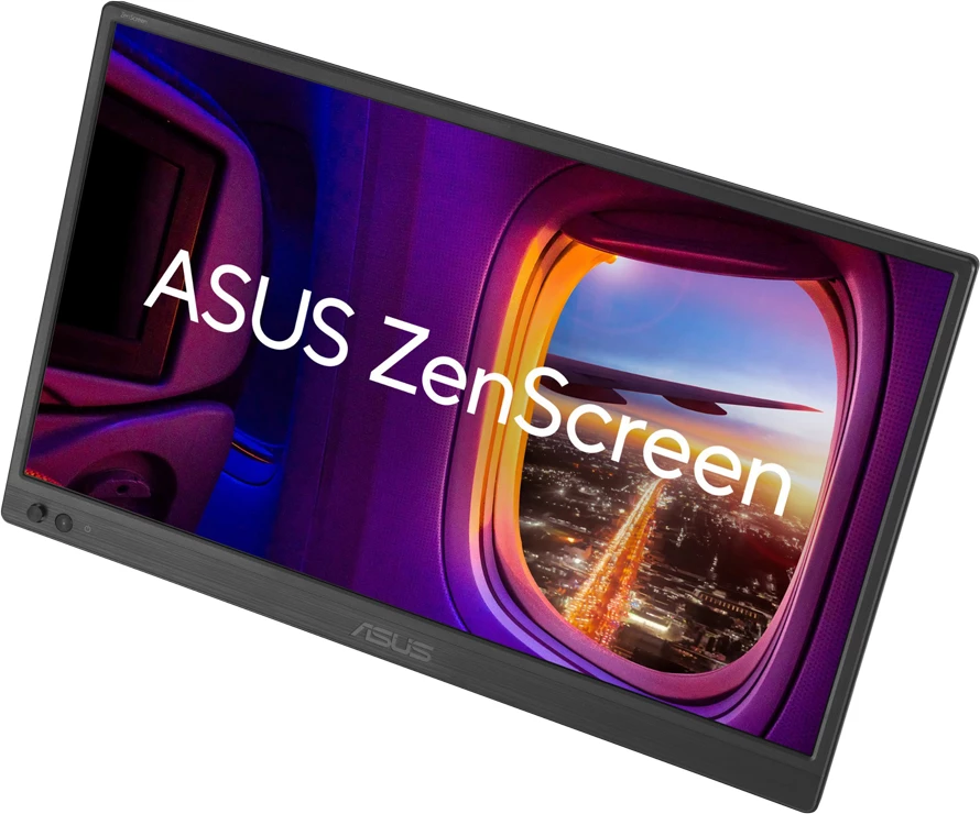 Monitor portativ ASUS ZenScreen MB169CK 16" FHD IPS, USB-C dual, Mini HDMI, kickstand, i zi