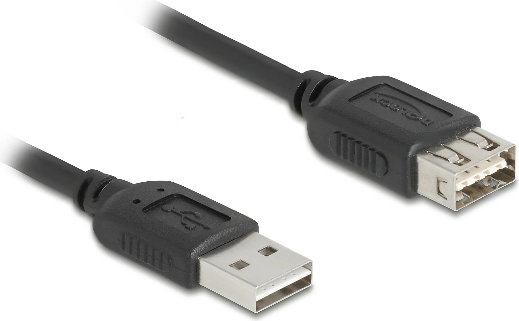 Kabllo zgjatëse USB DeLOCK 81514, USB-A mashkull në USB-A femër, 3 m, USB 2.0, 480 Mbit/s, e zezë