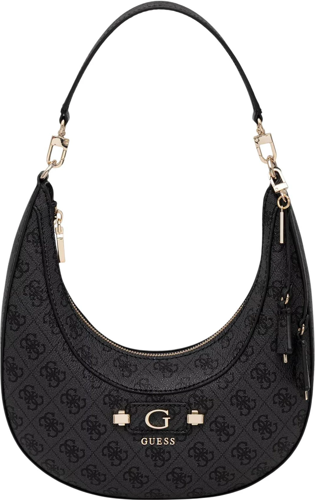 Çantë krahu Guess Coleen Logo Small SA HWSG97 49010 për femra, antracit