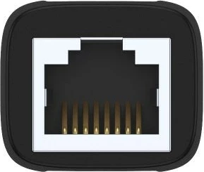 Adapter rrjeti UNITEK A1026BK, RJ-45 në RJ-45, Cat6, e zezë