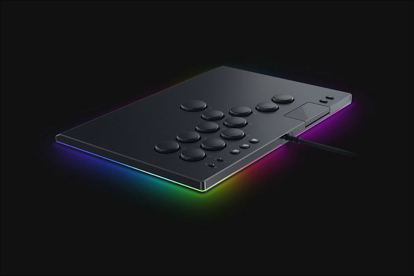 Kontroller lojërash Razer Kitsune për Playstation 5/PC, i zi, me drita RGB