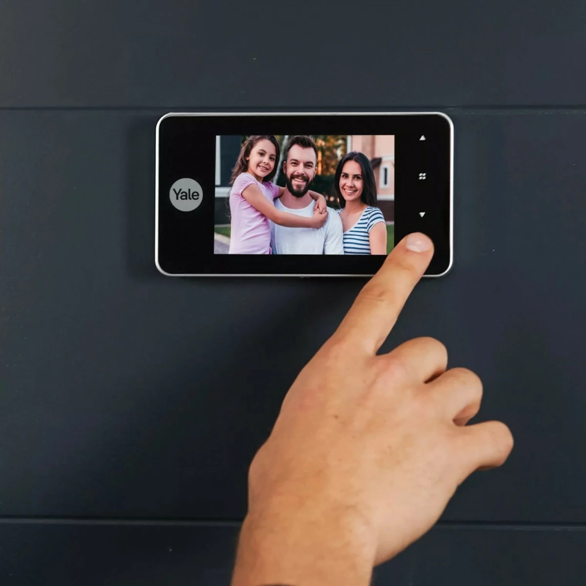 Shikues elektronik dere YALE HOME DDV 4500, 4" LCD, argjendtë-zi