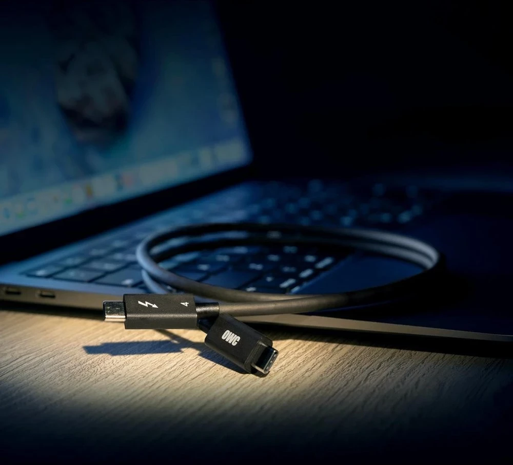 Kabllo OWC Thunderbolt 5 1m, e zezë