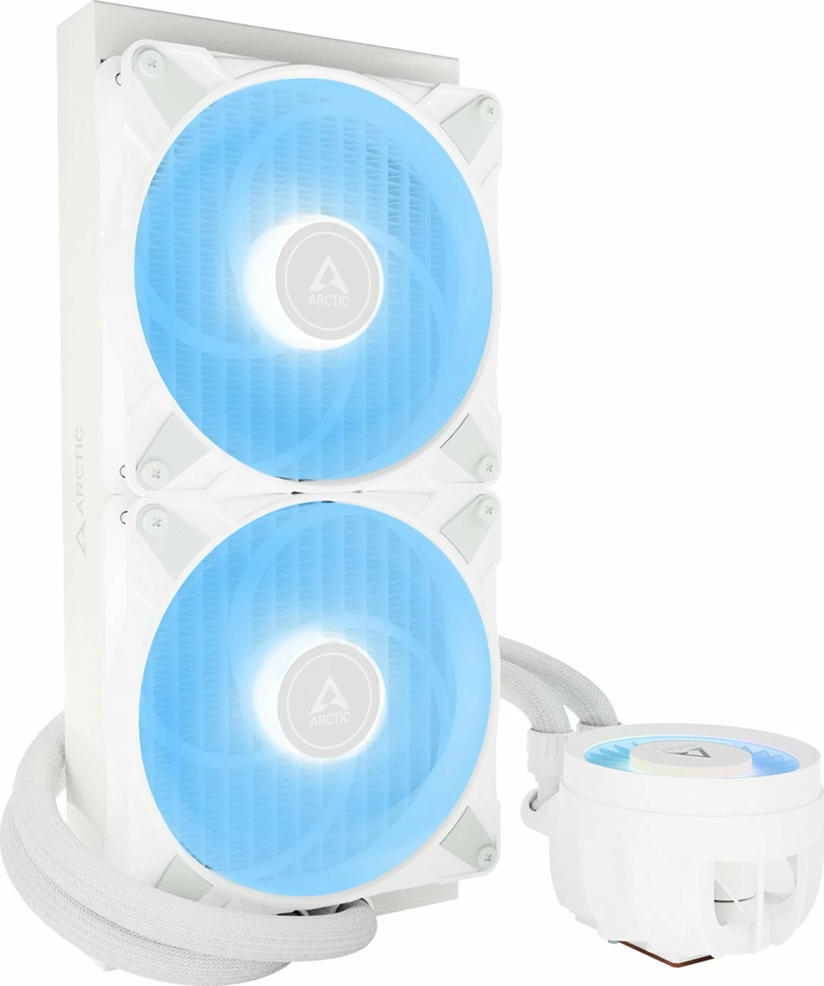 Ftohës me ujë AIO Arctic Liquid Freezer III 280 A-RGB 280mm, 2x140mm PWM, i bardhë