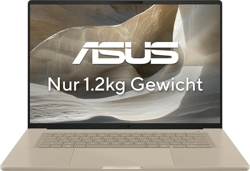 Laptop ASUS Vivobook A16 UX3607OA-SQ073W, Snapdragon X2E-94-100, 48GB RAM Memorje, 1TB SSD, Windows 11 Home, bezhë