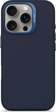 Mbështjellës Decoded AntiMicrobial Silicone me MagSafe për iPhone 16 Pro, Kaltër