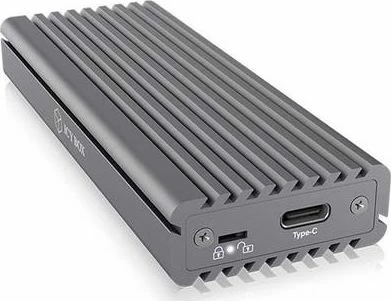 Kasë e jashtme për SSD M.2 NVMe Icy Box IB-1817M-C31, USB-C 3.2 Gen 2 10Gbps, gri