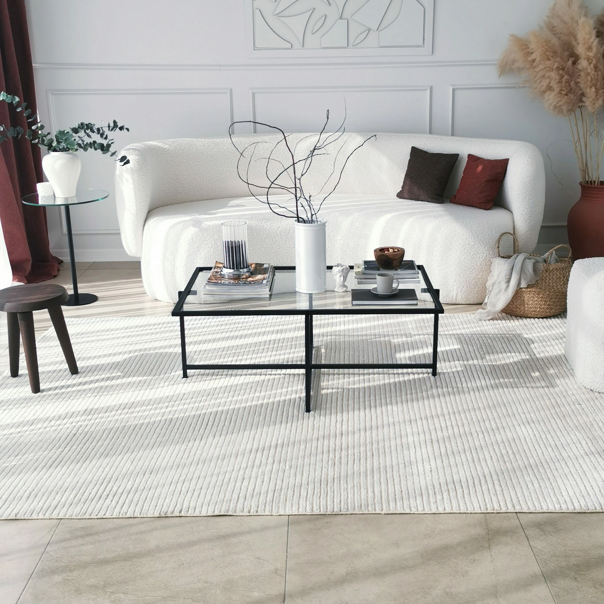 Tavolinë kafeje Hanah Home, Sun S408, ngjyrë e zezë