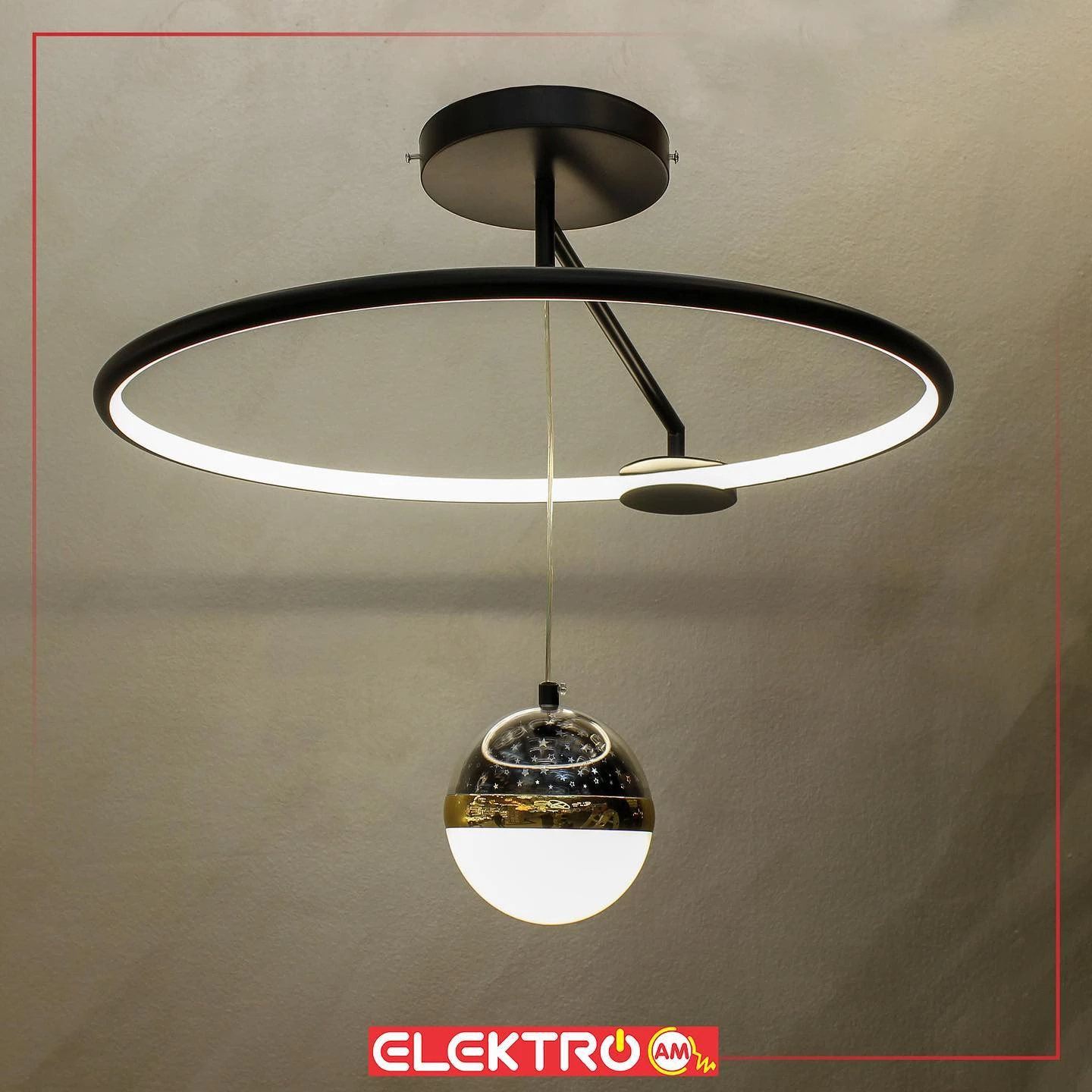 Abazhur LED 1247/1 BK