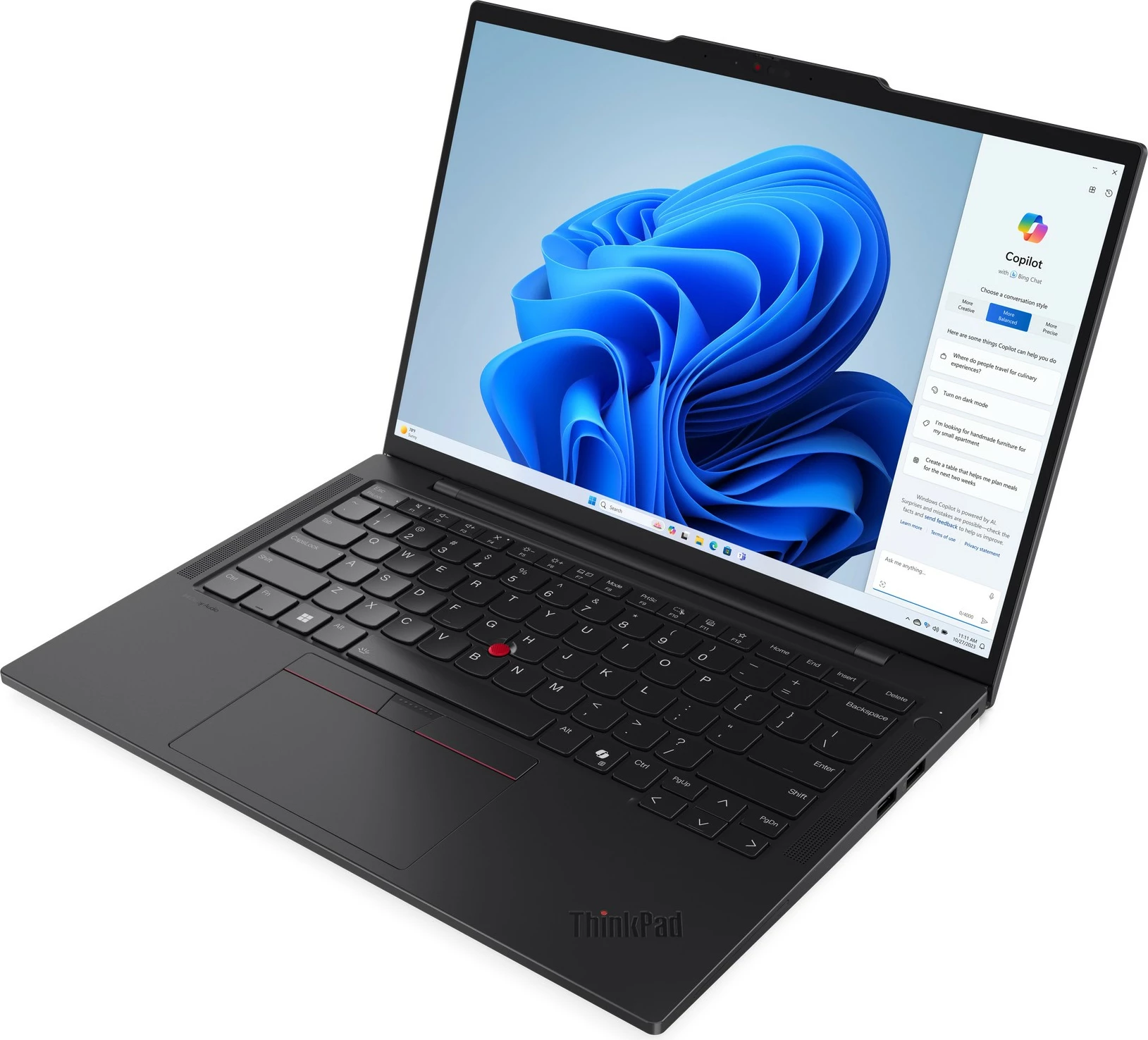 Laptop Lenovo ThinkPad T14s Gen 5, Intel Core Ultra 7, 16 GB RAM, 512 GB SSD, 14 inch, Black